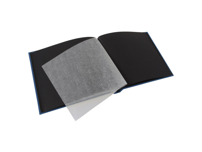 Goldbuch Bella Vista 30x25 cm, blau mit 40 schwarzen Seiten