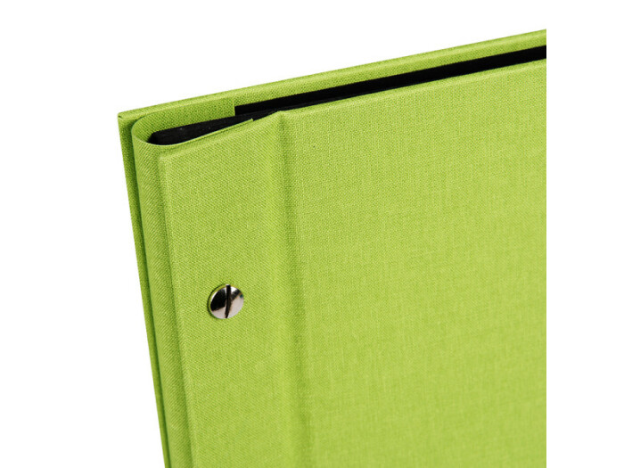 Goldbuch Bella Vista 30x25 cm, grün mit 40 schwarzen