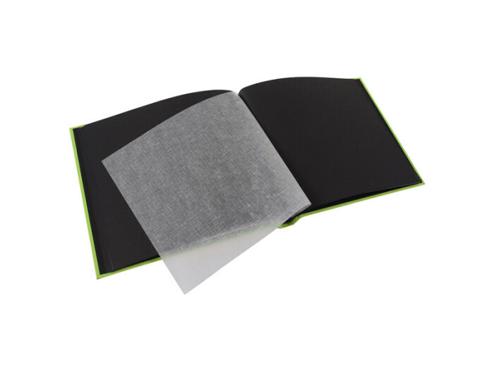 Goldbuch Bella Vista 30x25 cm, grün mit 40 schwarzen