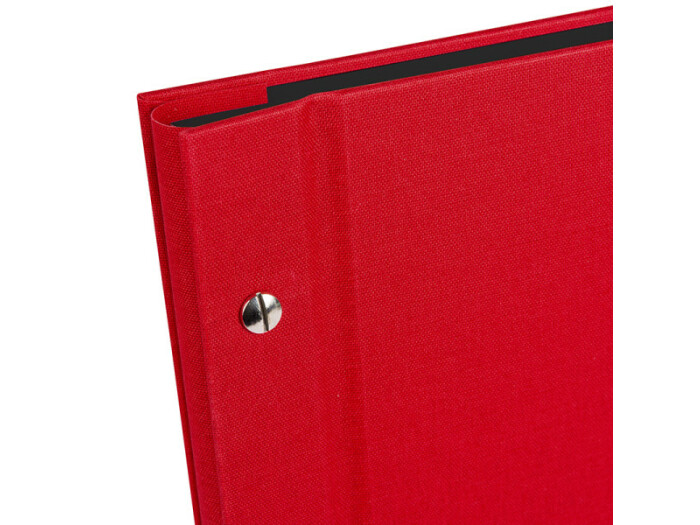 Goldbuch Bella Vista 39x31 cm, rot mit 40 schwarzen Seiten