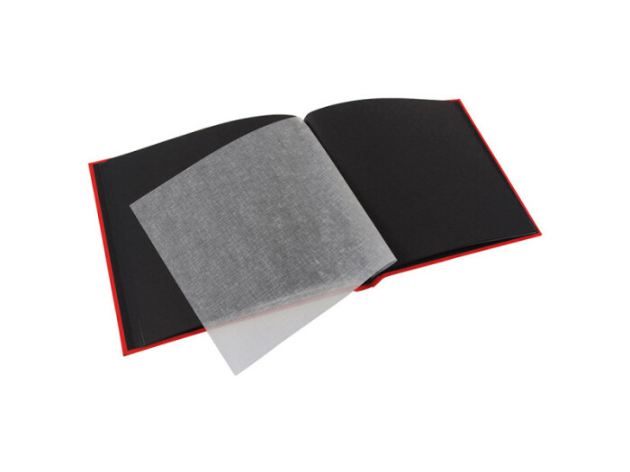 Goldbuch Bella Vista 39x31 cm, rot mit 40 schwarzen Seiten