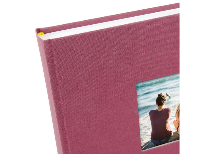 Goldbuch Bella Vista fuchsia, 25x25 cm 60 weiße Seiten