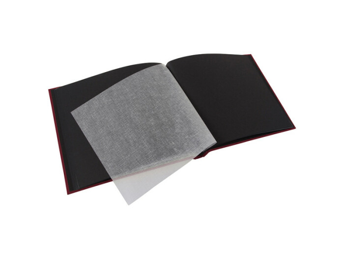 Goldbuch Bella Vista 30x25 cm, bordeaux mit 40 schwarzen