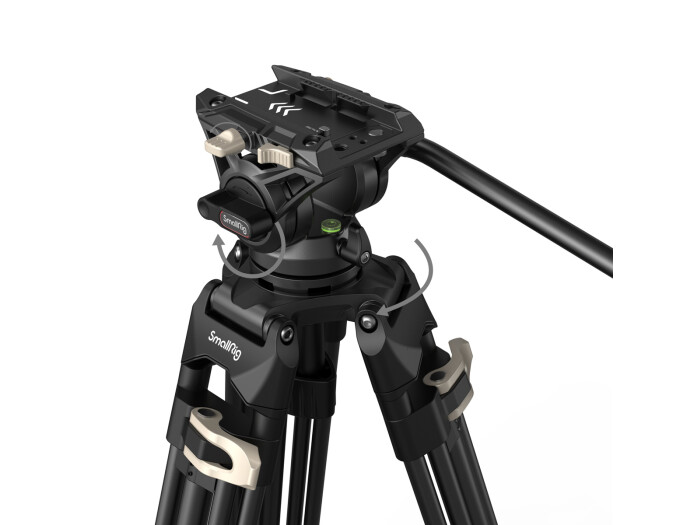 Smallrig 3751 Heavy Duty FluidkopfStativ AD-01