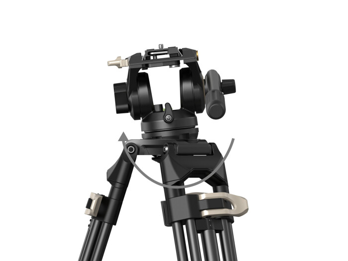 Smallrig 3751 Heavy Duty FluidkopfStativ AD-01