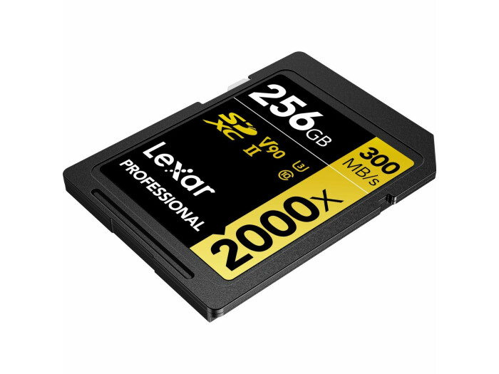 Lexar 2000x SDXC 256GB, 300/260MB/s V90 Professional