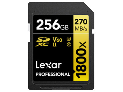 1800x SDXC 256GB V60 270/180 MB/s Professional