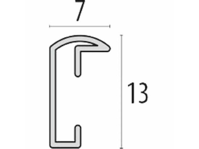 Zep ALU AL1B3 SCHWARZ 15X20