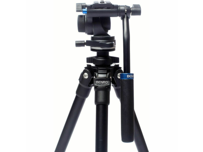 Benro Stativ Slim Video Alu m. 2-Wegeneiger S2CHS