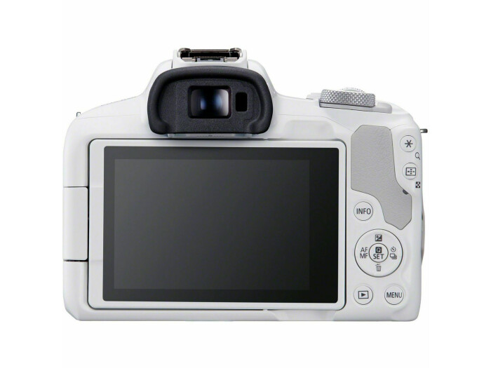 Canon EOS R50 + RF-S 18-45 mm IS STM weiß