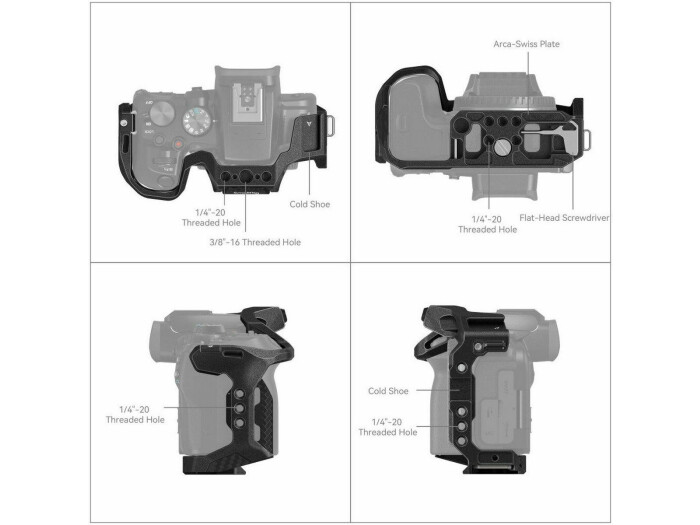 Smallrig 4004 Black Mamba Cage für Canon EOS R10