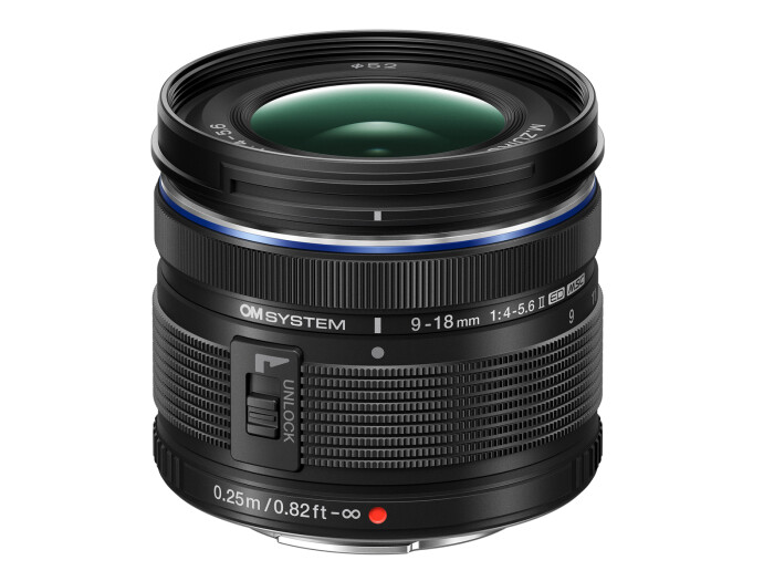 OM System AF M. 9-18/4,0-5,6 II ED M.Zuiko Digital