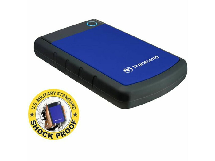 Transcend StoreJet 25H3B 2TB portable HDD blau
