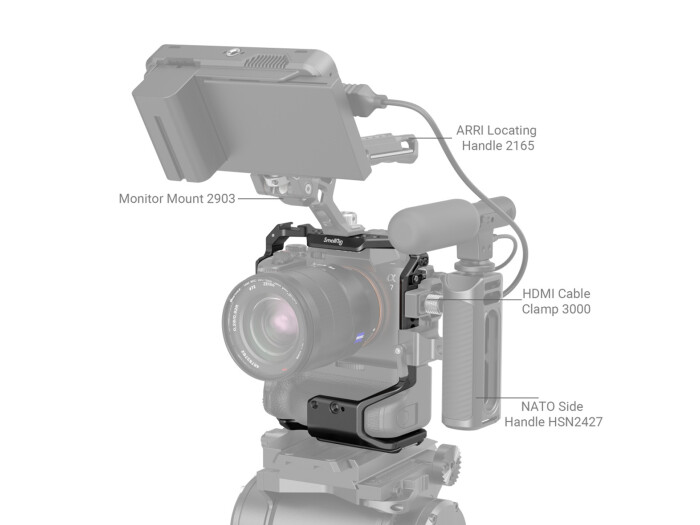 Smallrig 3594 Cage m. VG-C4EM BattGrip für Sony Alpha 7S Smallrig 3594 Cage m. VG-C4EM BattGrip für Sony Alpha 7S