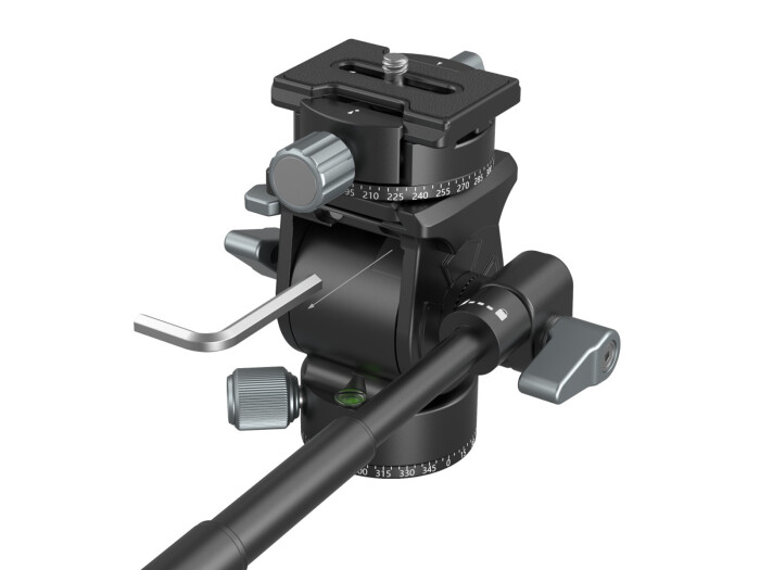Smallrig 3457B Leichter Fluid-Videokopf