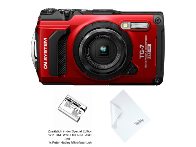 TG-7 Special Edition rot Kamera inkl. 2. LI-92B