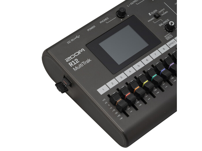 Zoom MultiTrak R12, schwarz 8-Spur-Recorder