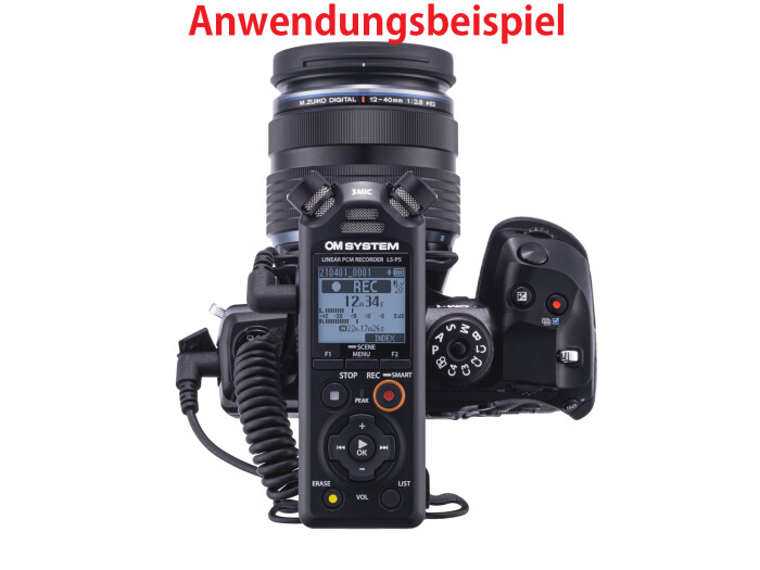 OM System LS-P5 Videographer Kit Audio Recorder