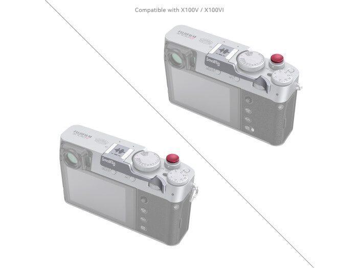 Smallrig 4566 Daumengriff silber Fuji X100 IV/V