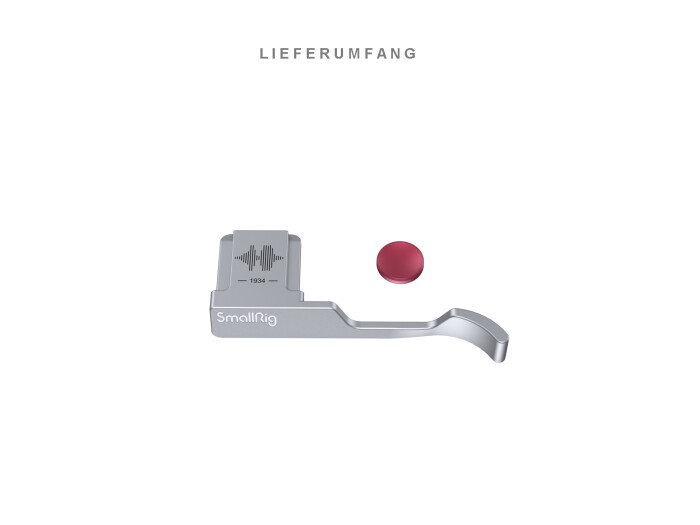 Smallrig 4566 Daumengriff silber Fuji X100 IV/V