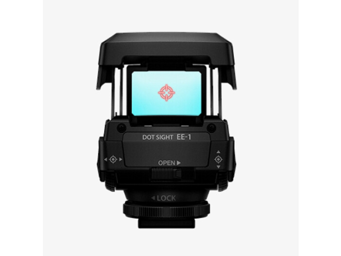 OM System EE-1 Punktvisier mit Blitzschuh Befestigung