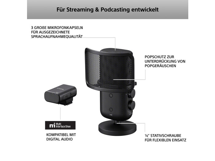 Sony ECM-S1 kabelloses Mikrofon