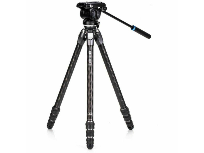 Benro Stativ Tortoise 24CLV + S4PRO Video Kit Carbon
