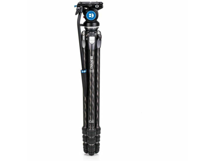Benro Stativ Tortoise 24CLV + S4PRO Video Kit Carbon