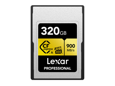 CFexpress LCAGOLD 320GB Type A 900MB/s