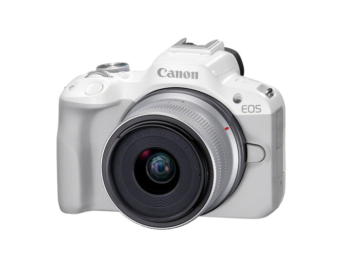 Canon EOS R50 + RF-S 18-45 mm IS STM weiß