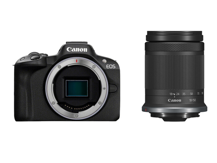 Canon EOS R50+RF-S 3,5-6,3/18-150 mm IS STM schwarz,