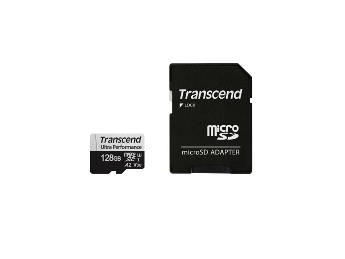 Transcend 128GB microSDXC-Karte 340S UHS-I U3 A2 V30