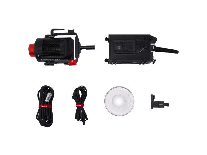 Aputure Light Storm 600c Pro II Kit RGBWW Studioleuchte Aputure Light Storm 600c Pro II Kit RGBWW Studioleuchte