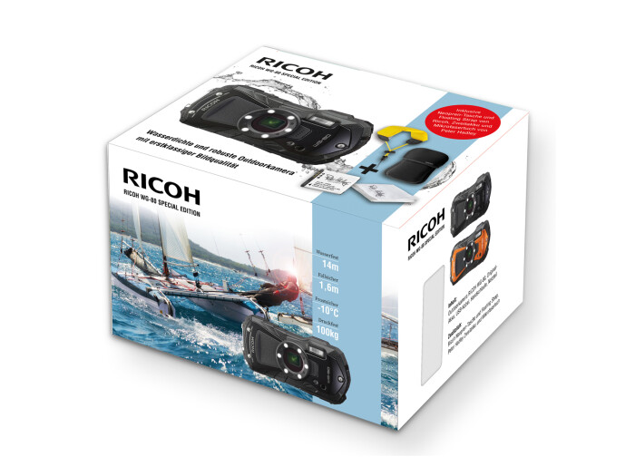 Ricoh WG-80 Special Edition orange inkl.