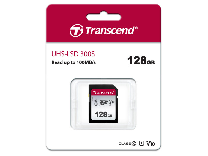 Transcend 128GB SDXC-Karte 300S UHS-I U3 V30 95/45MB/s