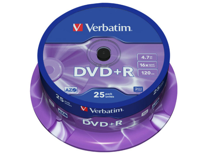 Verbatim DVD+R 16x 4,7GB 25er Verbatim