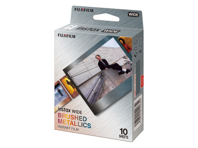 INSTAX WIDE Brushed Metall 10 Aufnahmen