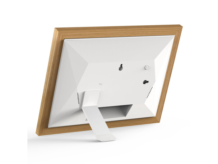 Braun DigiFrame 10W WiFi buche+weißes Passepartout, Braun DigiFrame 10W WiFi buche+weißes Passepartout,