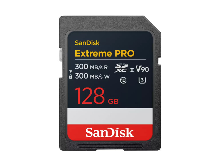 SanDisk 128GB UHS II Extreme Pro 300MB/s SanDisk 128GB UHS II Extreme Pro 300MB/s