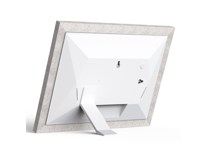 Braun DigiFrame 10W WiFi grau+weißes Passepartout, Braun DigiFrame 10W WiFi grau+weißes Passepartout,