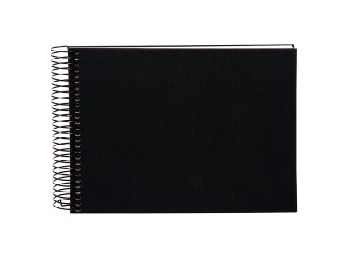 Spiralalbum Bella Vista 24x17 schwarz w/S