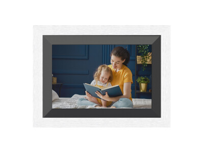 DigiFrame 10B WiFi weiß+schwarzes Passepartout,