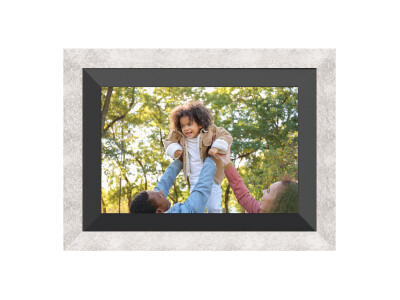 DigiFrame 10B WiFi grau+schwarzes Passepartout,