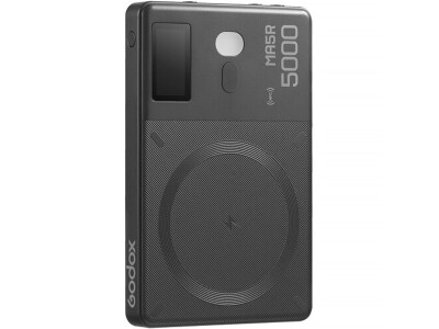 MA5R schwarz, RGB-Panel-Licht und Powerbank