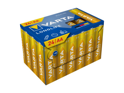 Longlife Mignon AA CUBE24 Batterie plastikfrei
