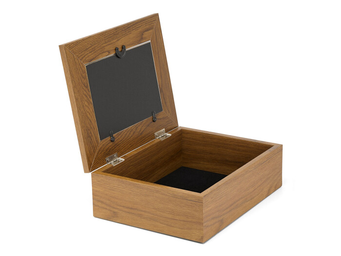 Zilverstad Marseille Aufbewahrungsbox braun/goldfarben aus