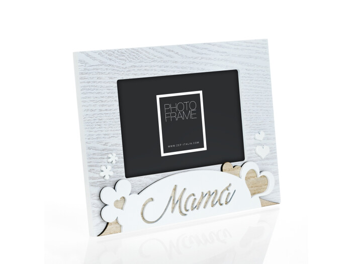 Zep Mama, 10x15cm Querformat weiß Tischrahmen aus