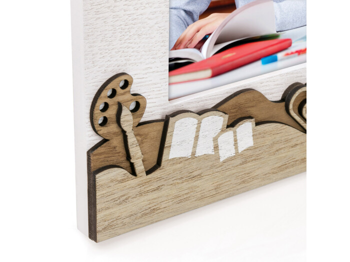 Zep Schule 13x18 cm Hochformat Holzrahmen