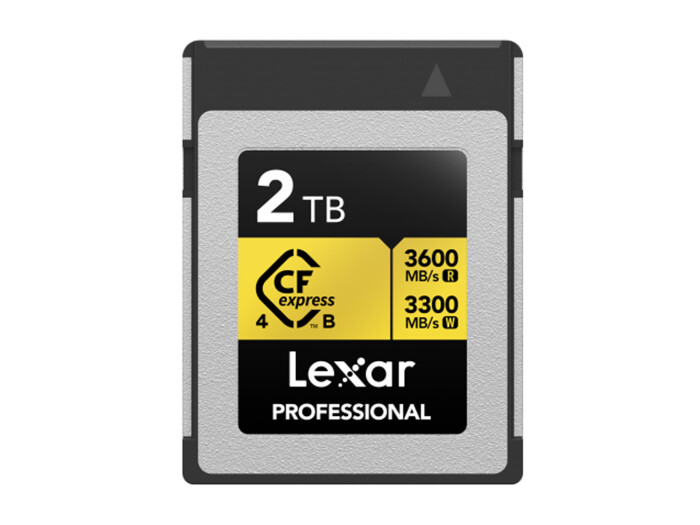 Lexar CFexpress 2 TB PRO Type B GOLD 4.0 Serie