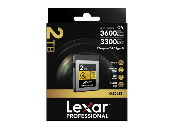 Lexar CFexpress 2 TB PRO Type B GOLD 4.0 Serie